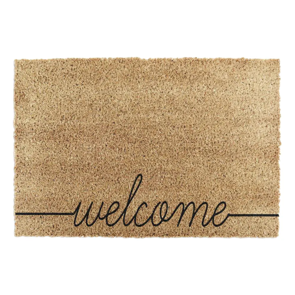 Curly Welcome Doormat
