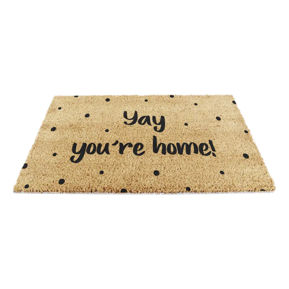 Yay, You're Home Spotty Doormat