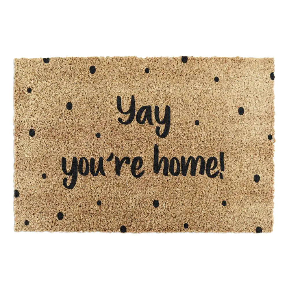 Yay, You're Home Spotty Doormat