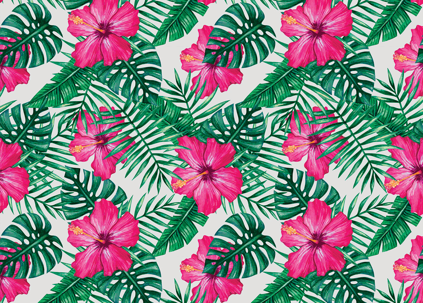 Monstera Waterproof Kitchen Mat