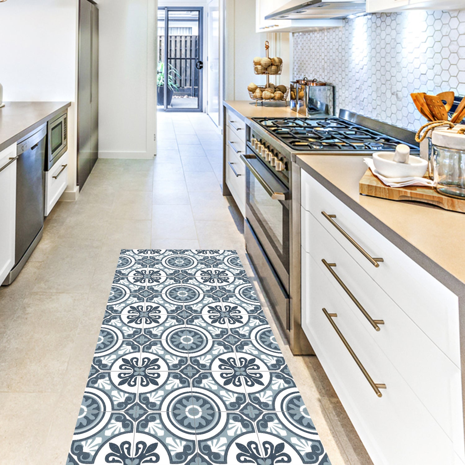 Ortigia Waterproof Kitchen Mat
