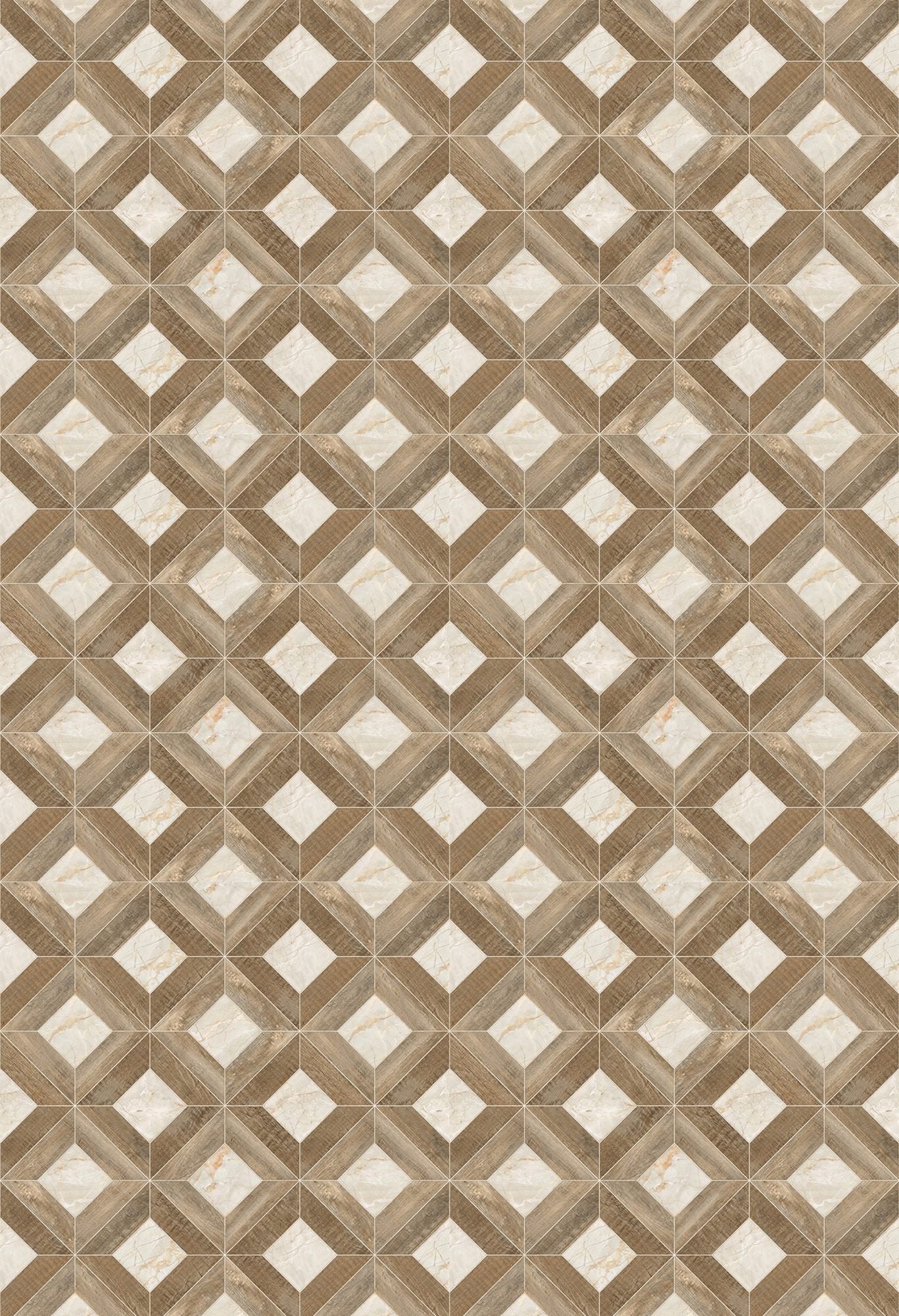 Parquet Style Waterproof Kitchen Mat