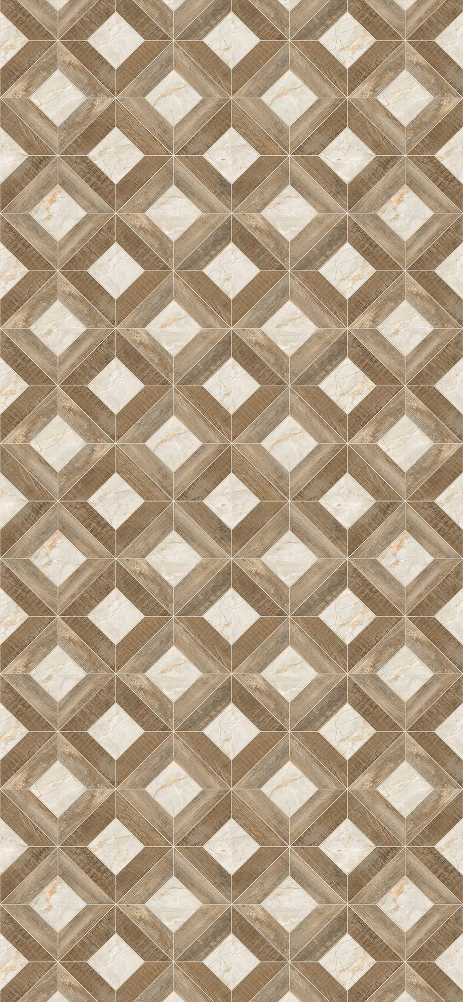 Parquet Style Waterproof Kitchen Mat