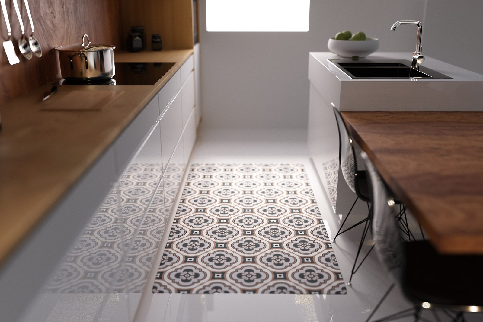 Seville Waterproof Kitchen Mat