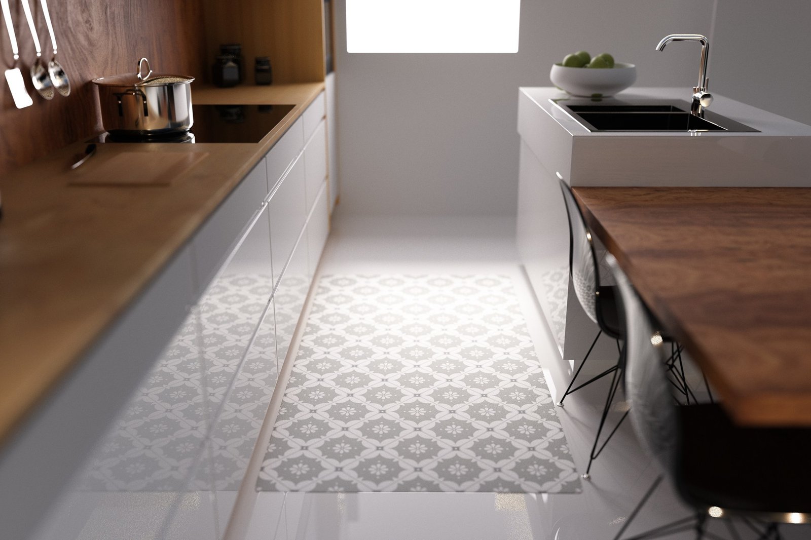 Venice Waterproof Kitchen Mat