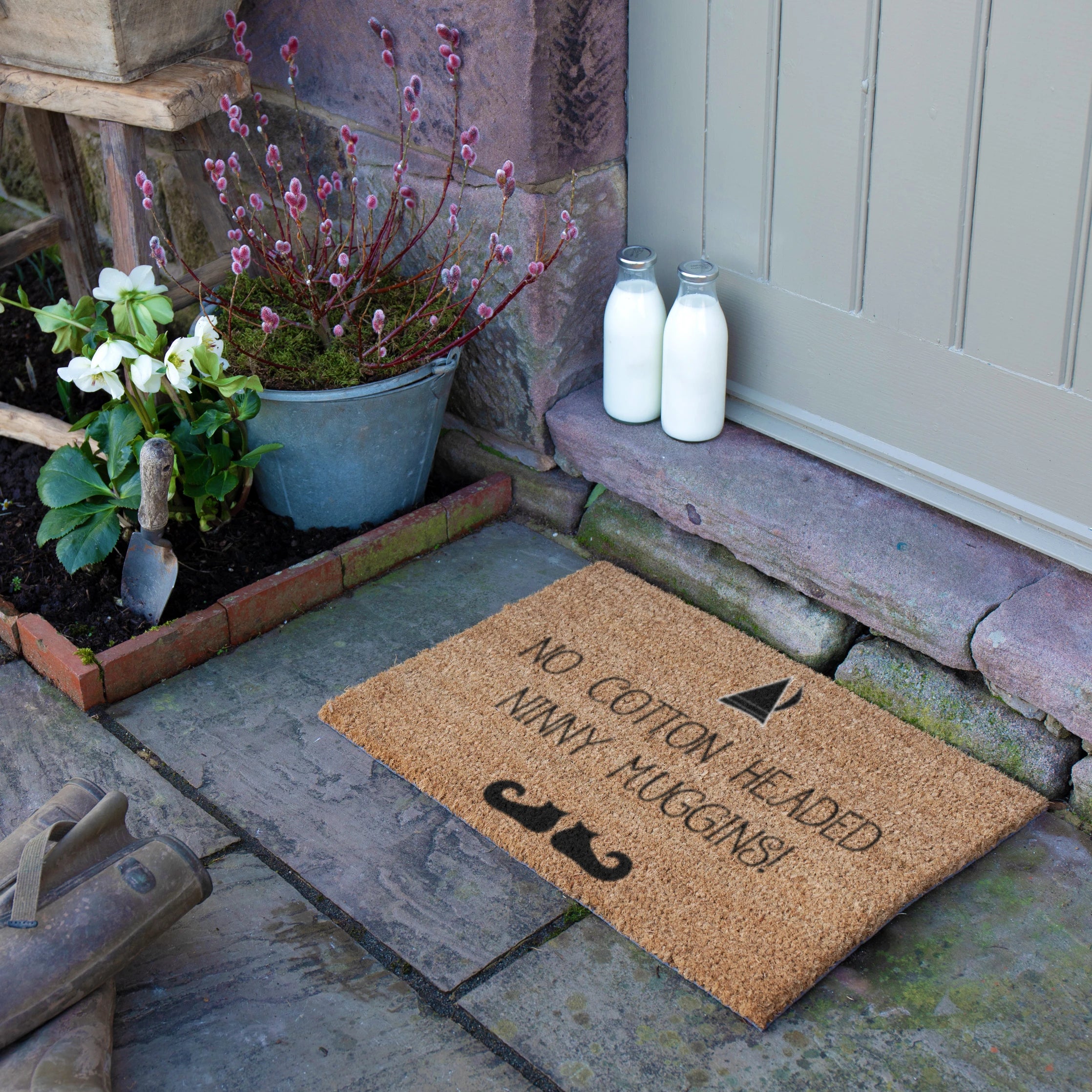 No Cotton Headed Ninny Muggins Doormat