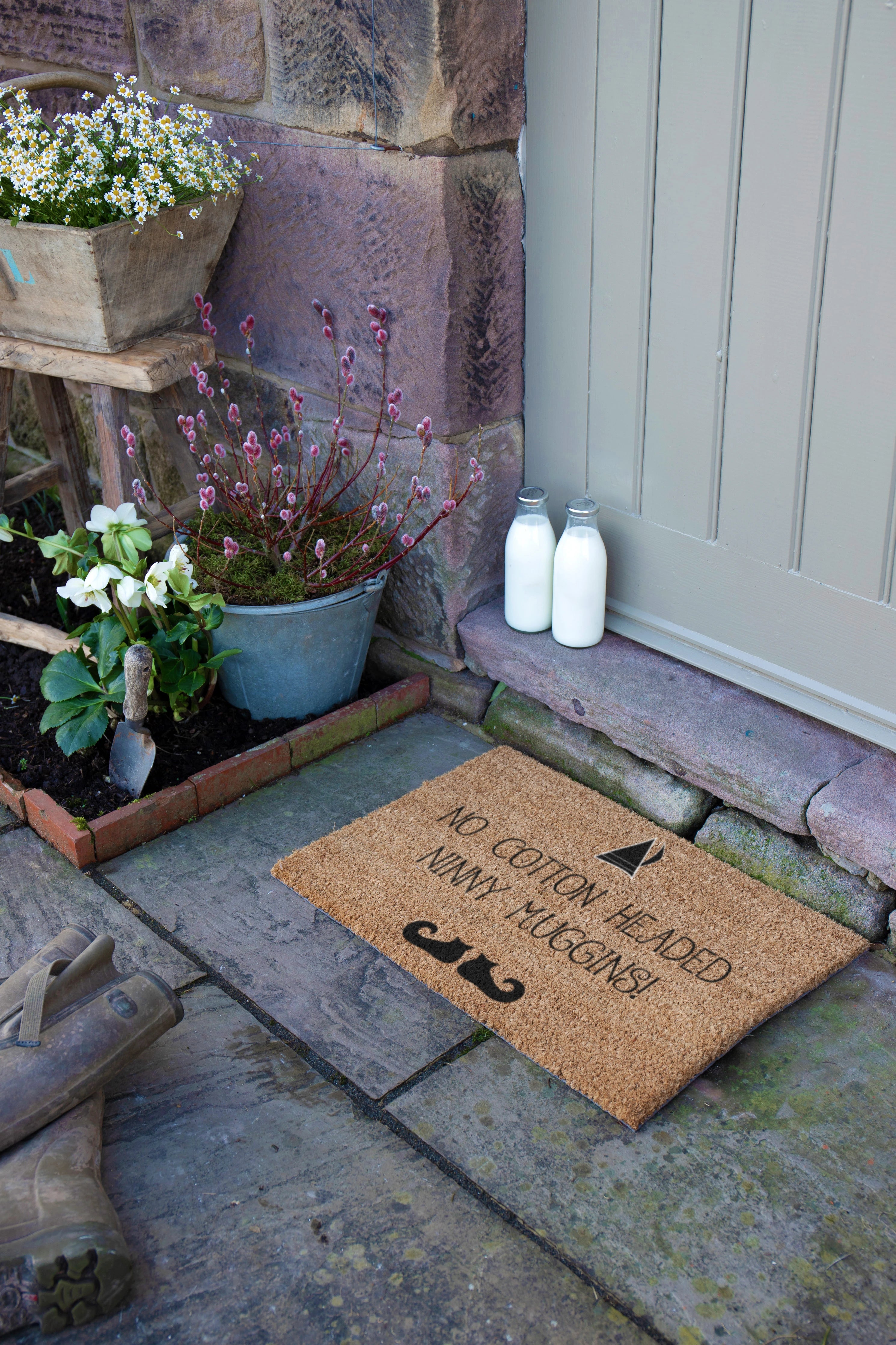 No Cotton Headed Ninny Muggins Doormat