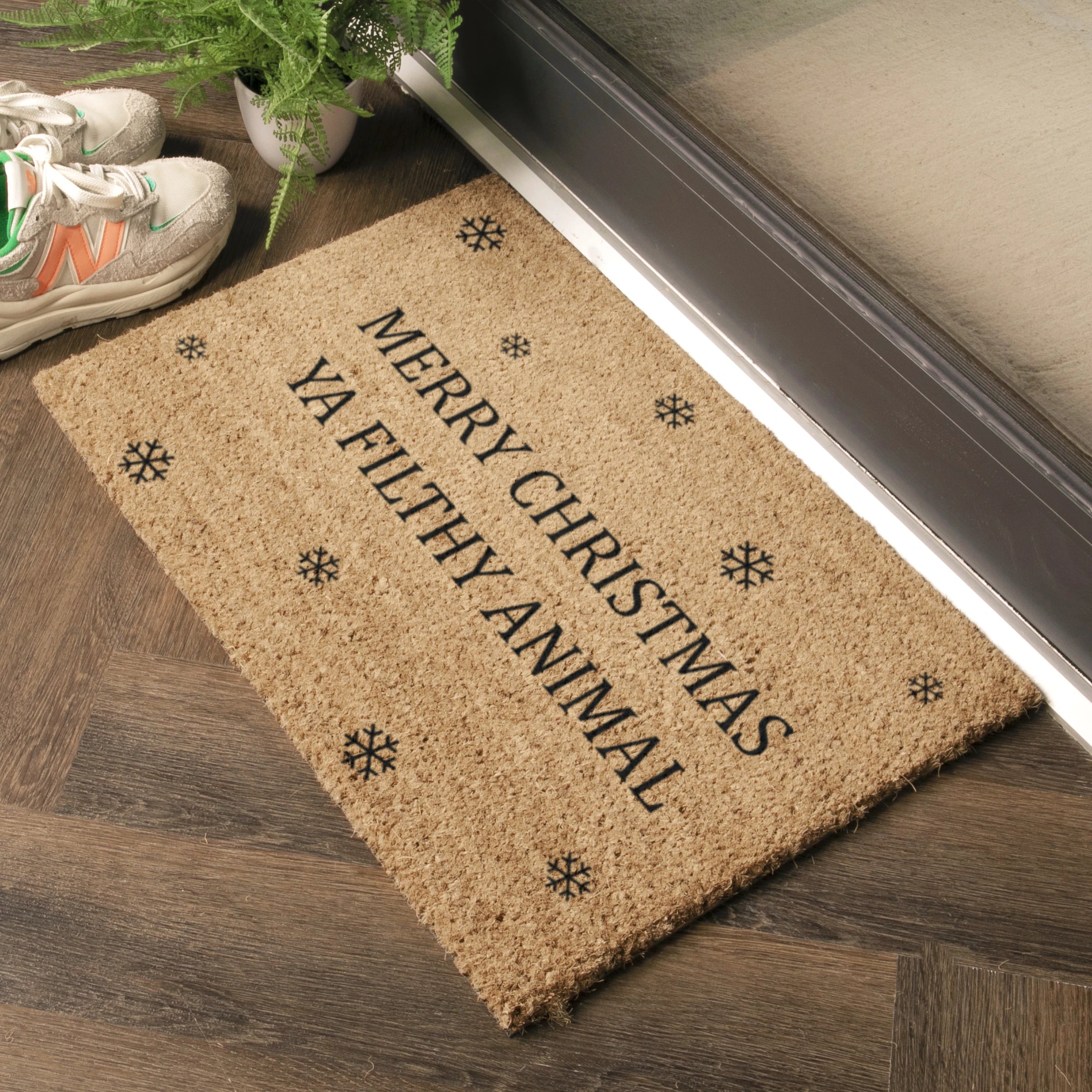 Merry Christmas Ya Filthy Animal Doormat