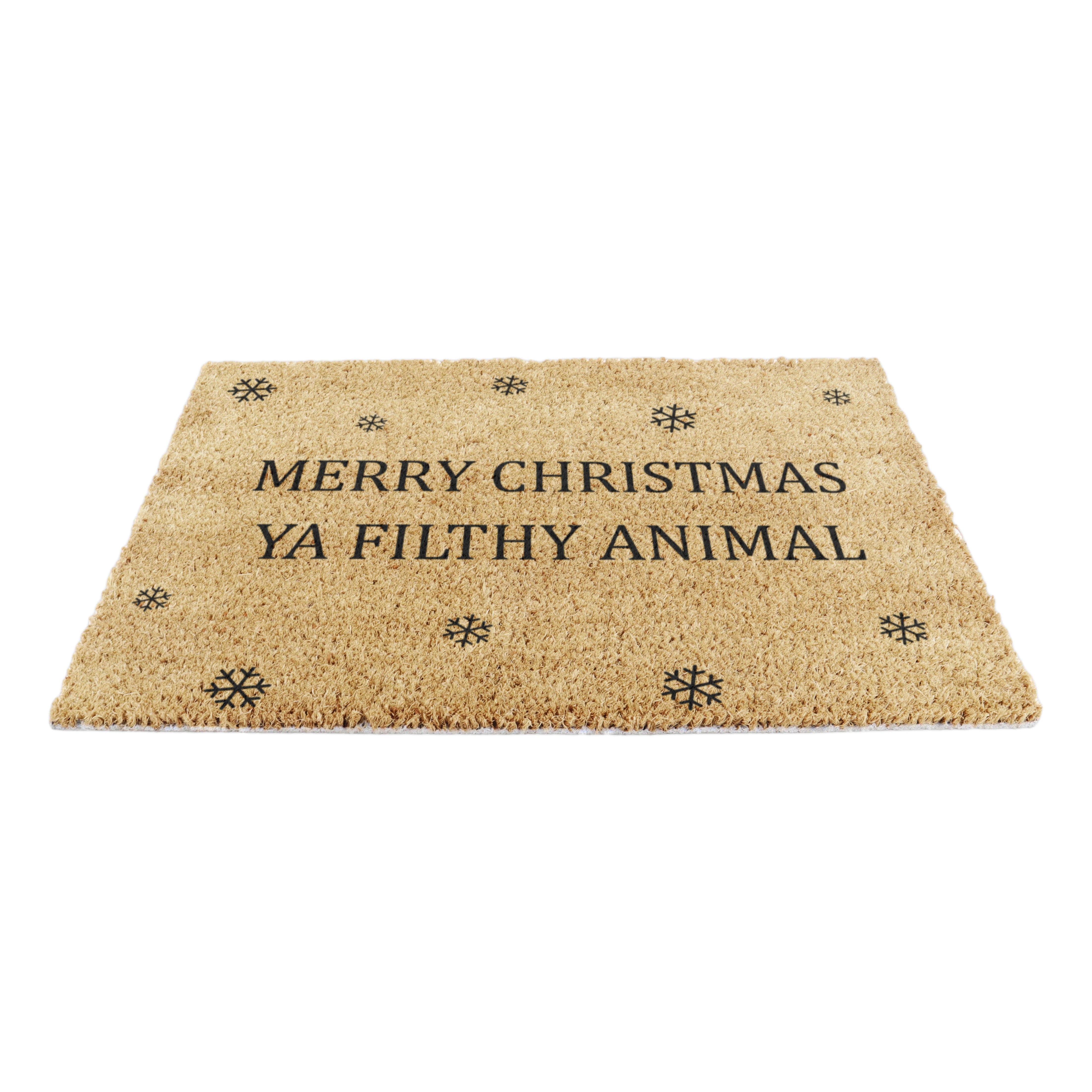 Merry Christmas Ya Filthy Animal Doormat