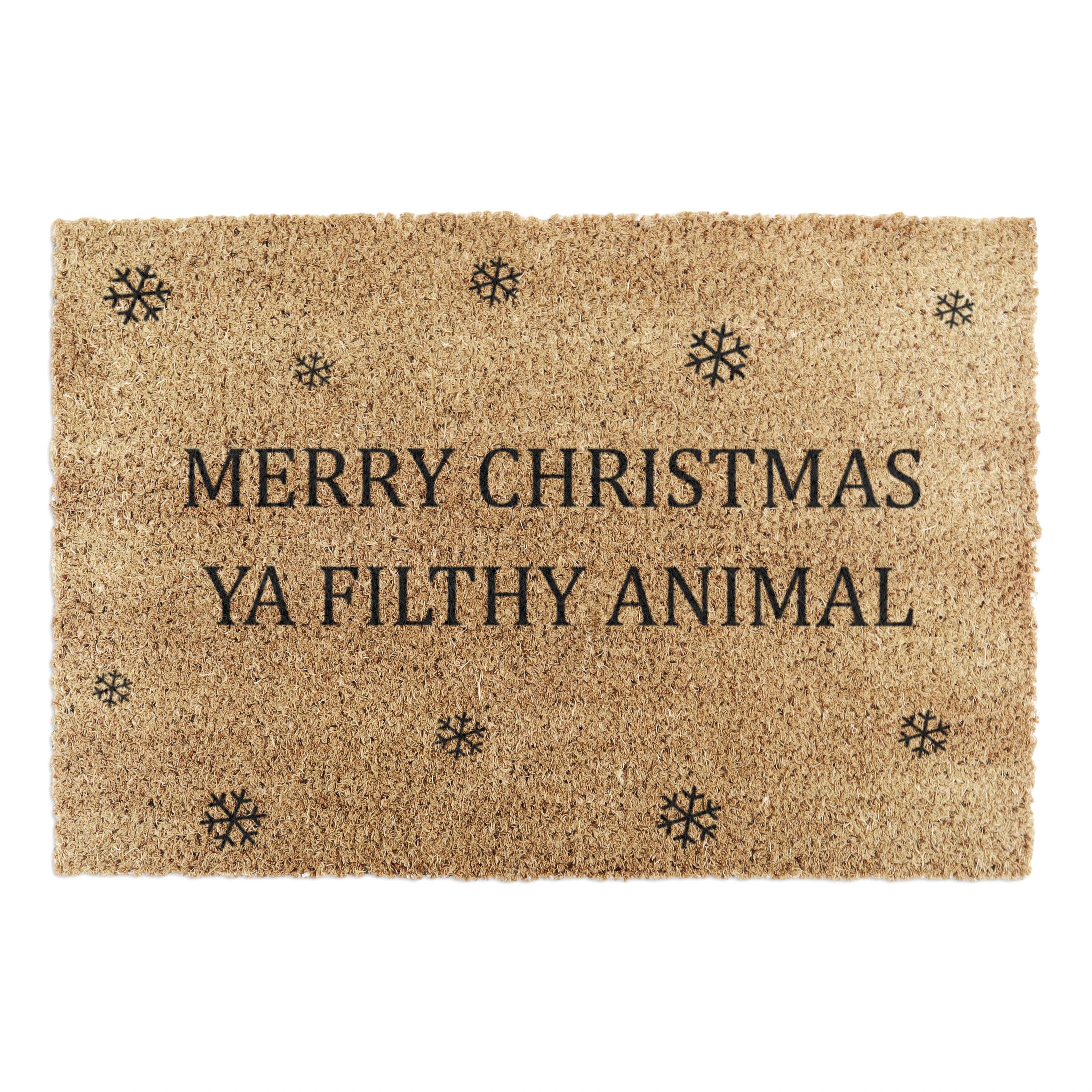 Merry Christmas Ya Filthy Animal Doormat