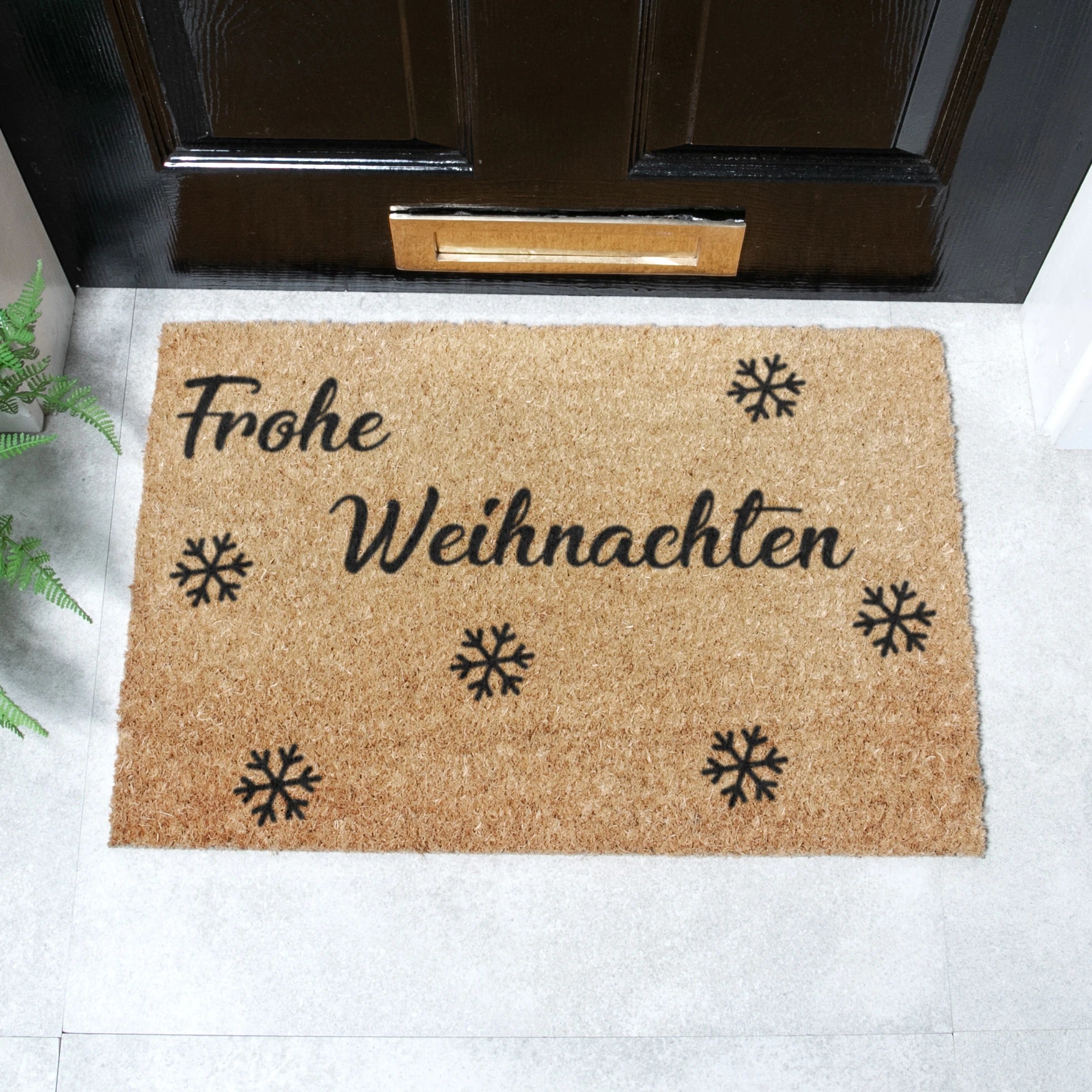 Frohe weihnachten fußmatten