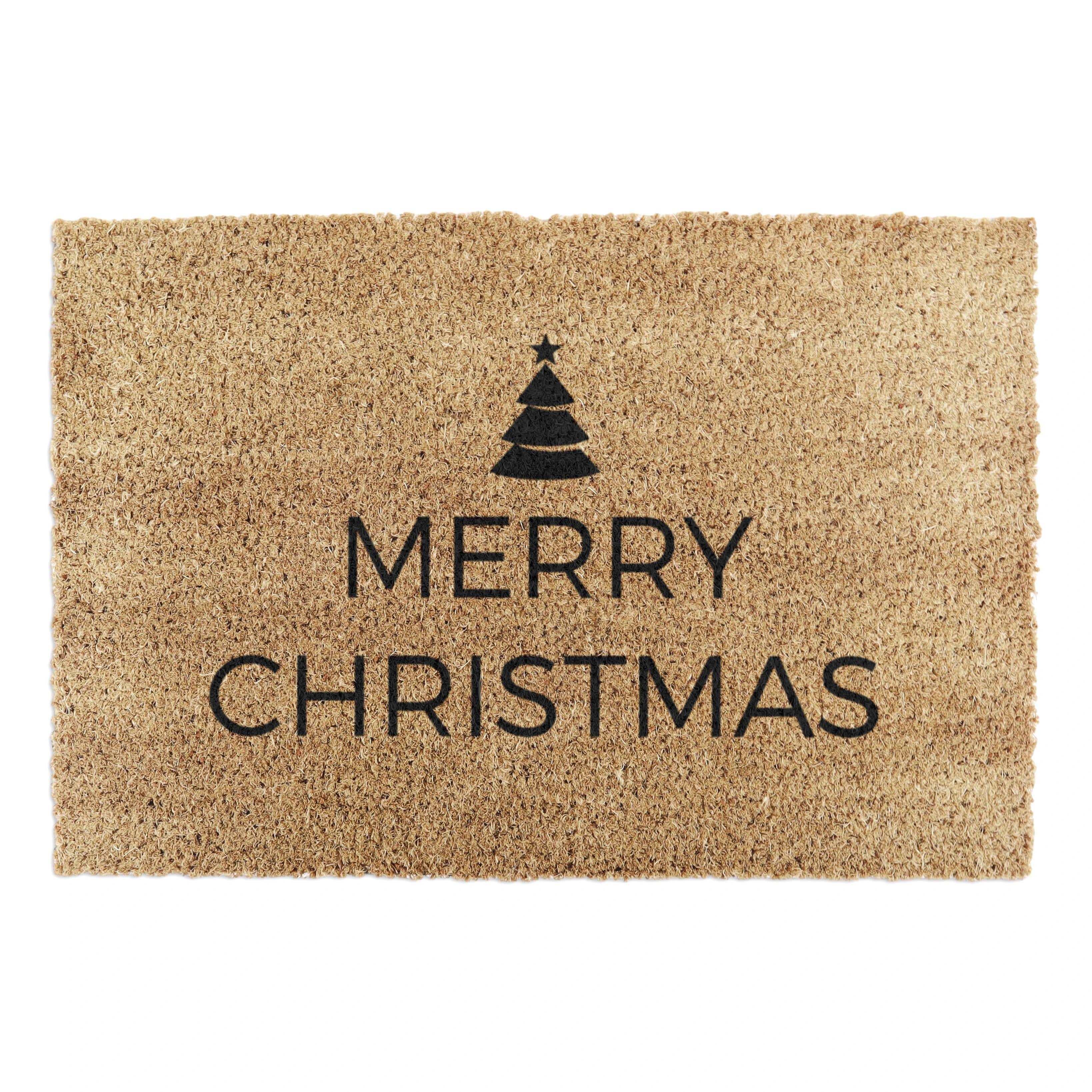 Traditional Merry Christmas Greeeting Doormat