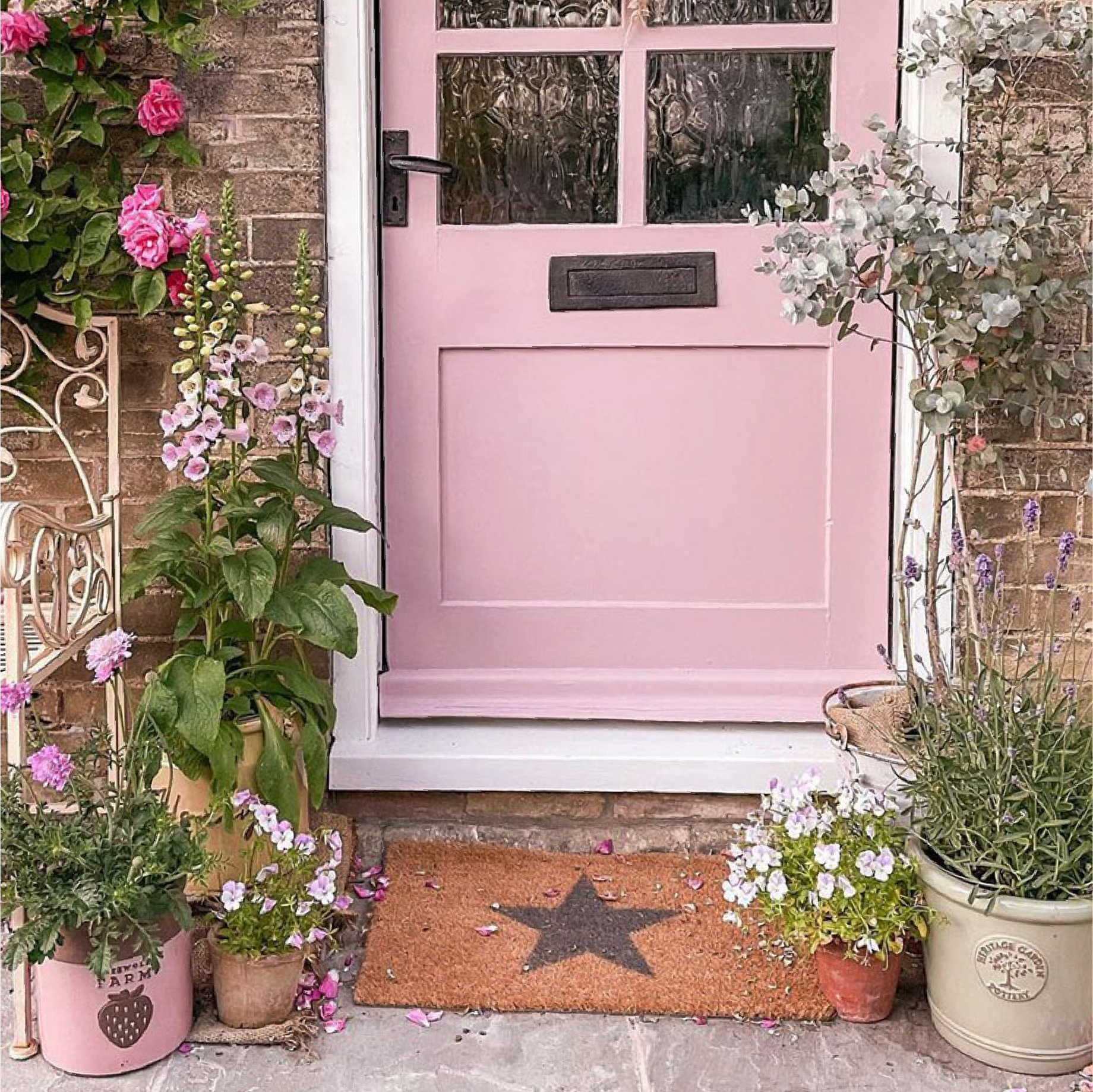 Star Grey Doormat