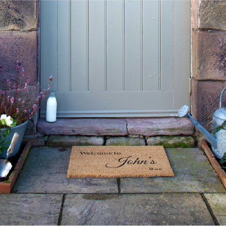 Man Bar Personalised Door Mat