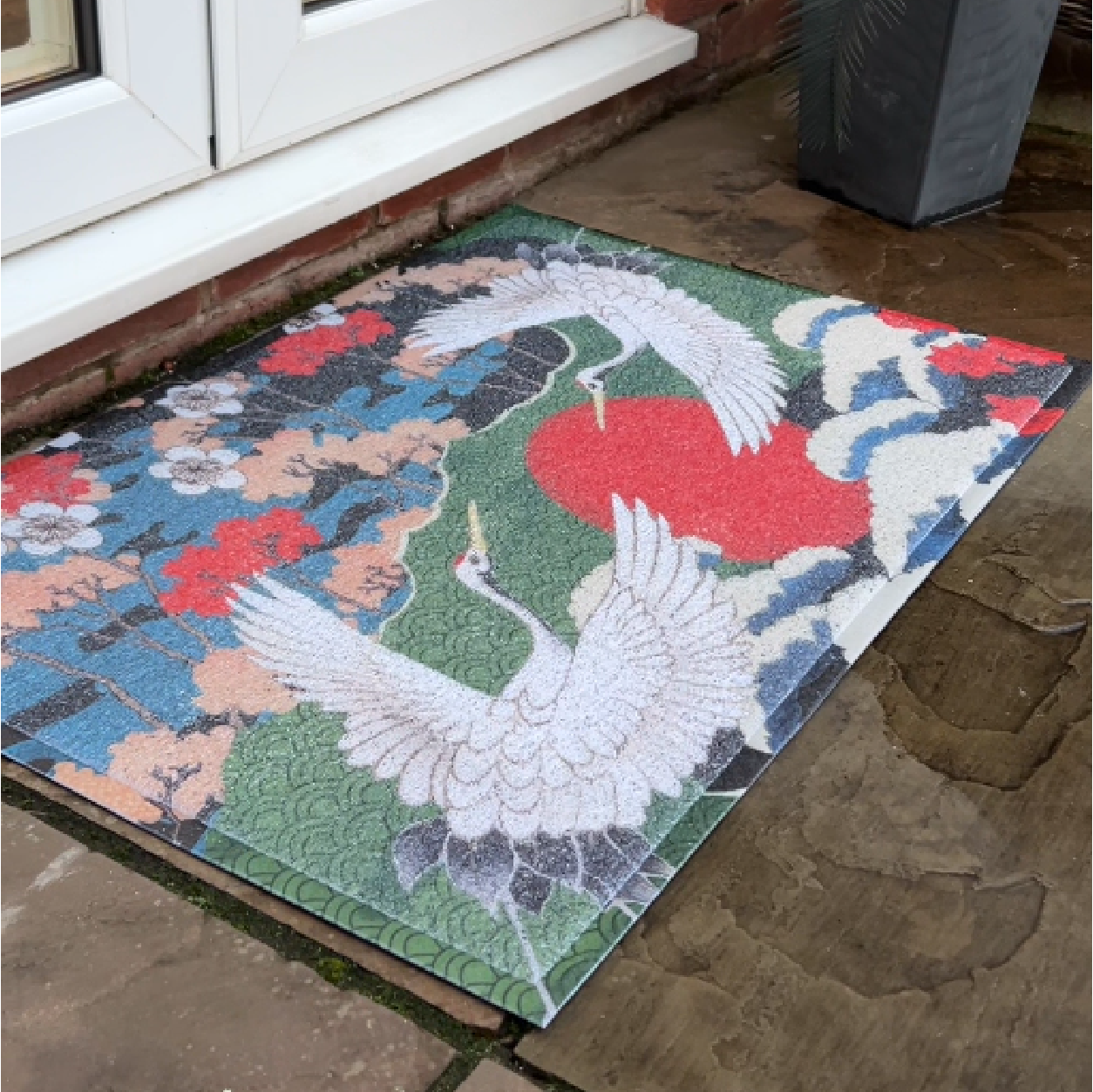Japanese Bird Indoor & Outdoor Doormat