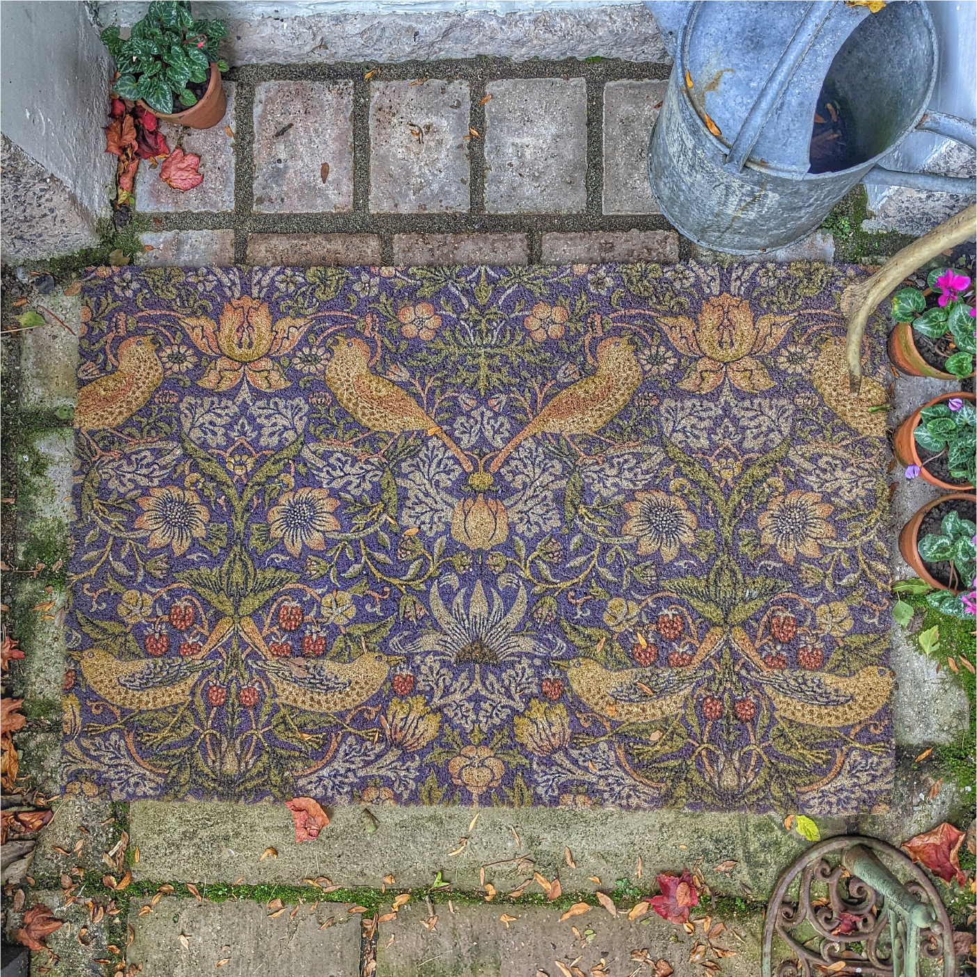 Strawberry Thief William Morris Doormat