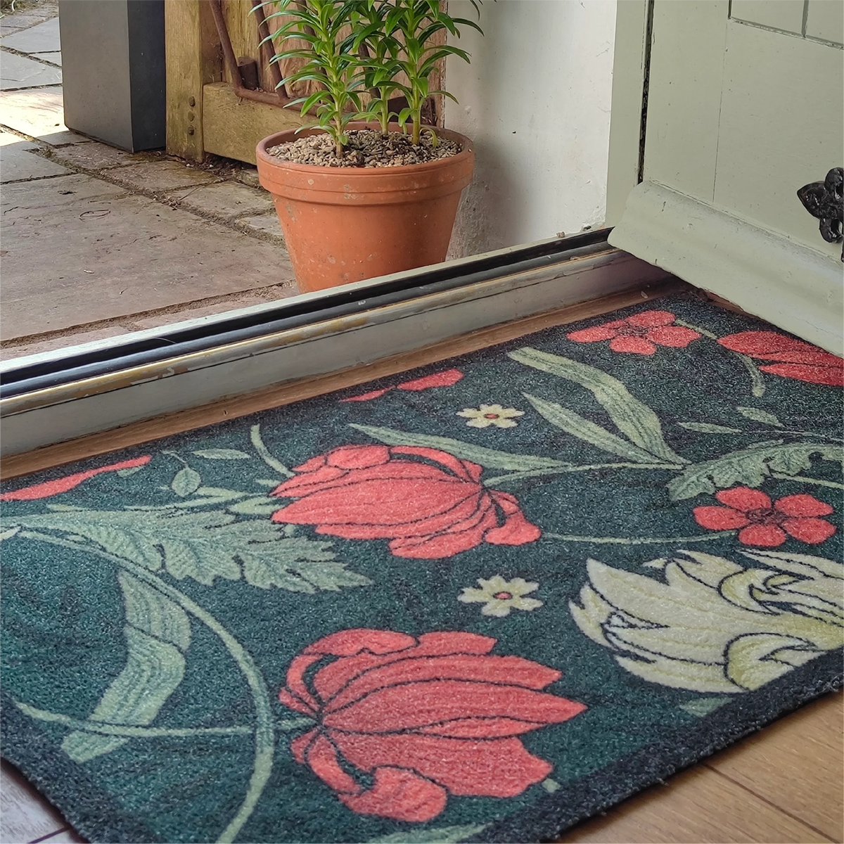 William Morris Rose Doormat