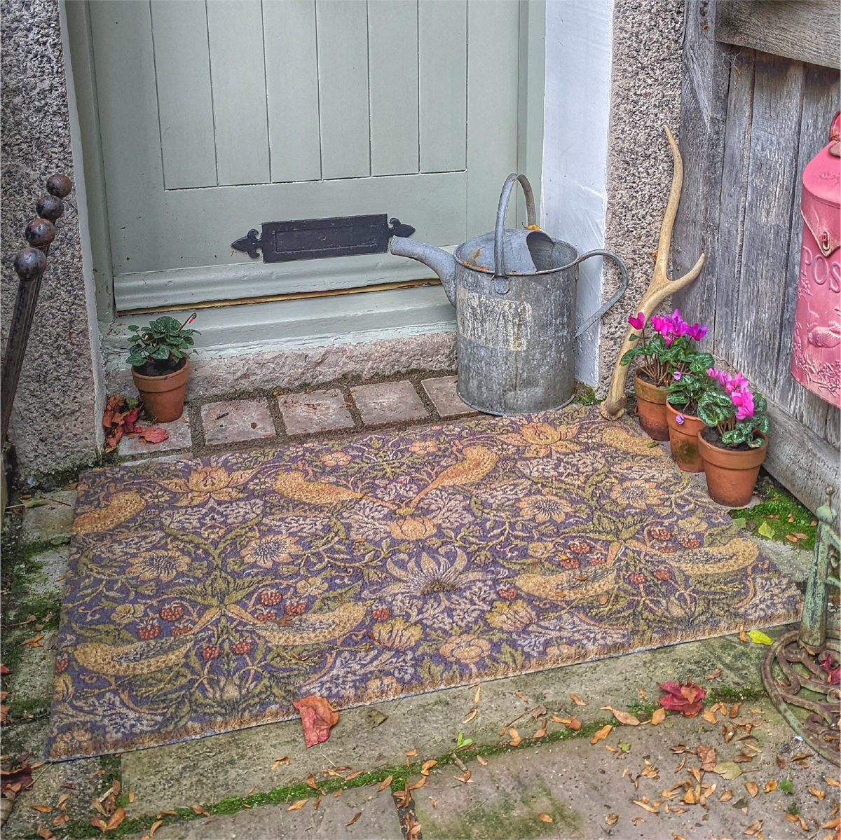 William Morris Strawberry Thief Coir Doormat