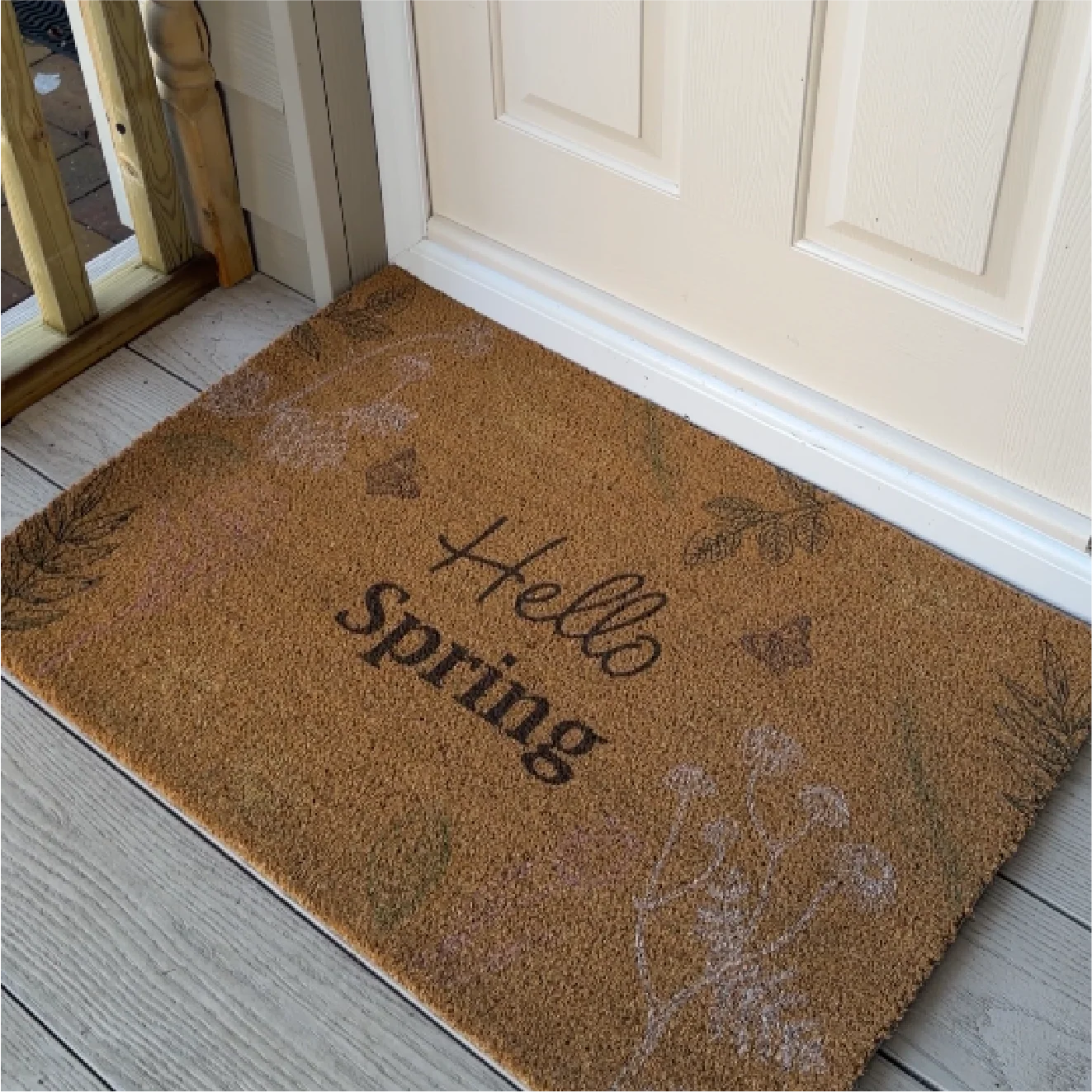 Hello Spring Doormat