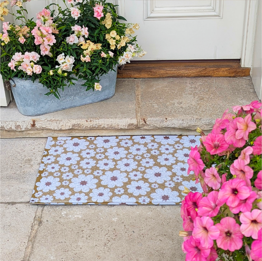 Mustard Flower Doormat