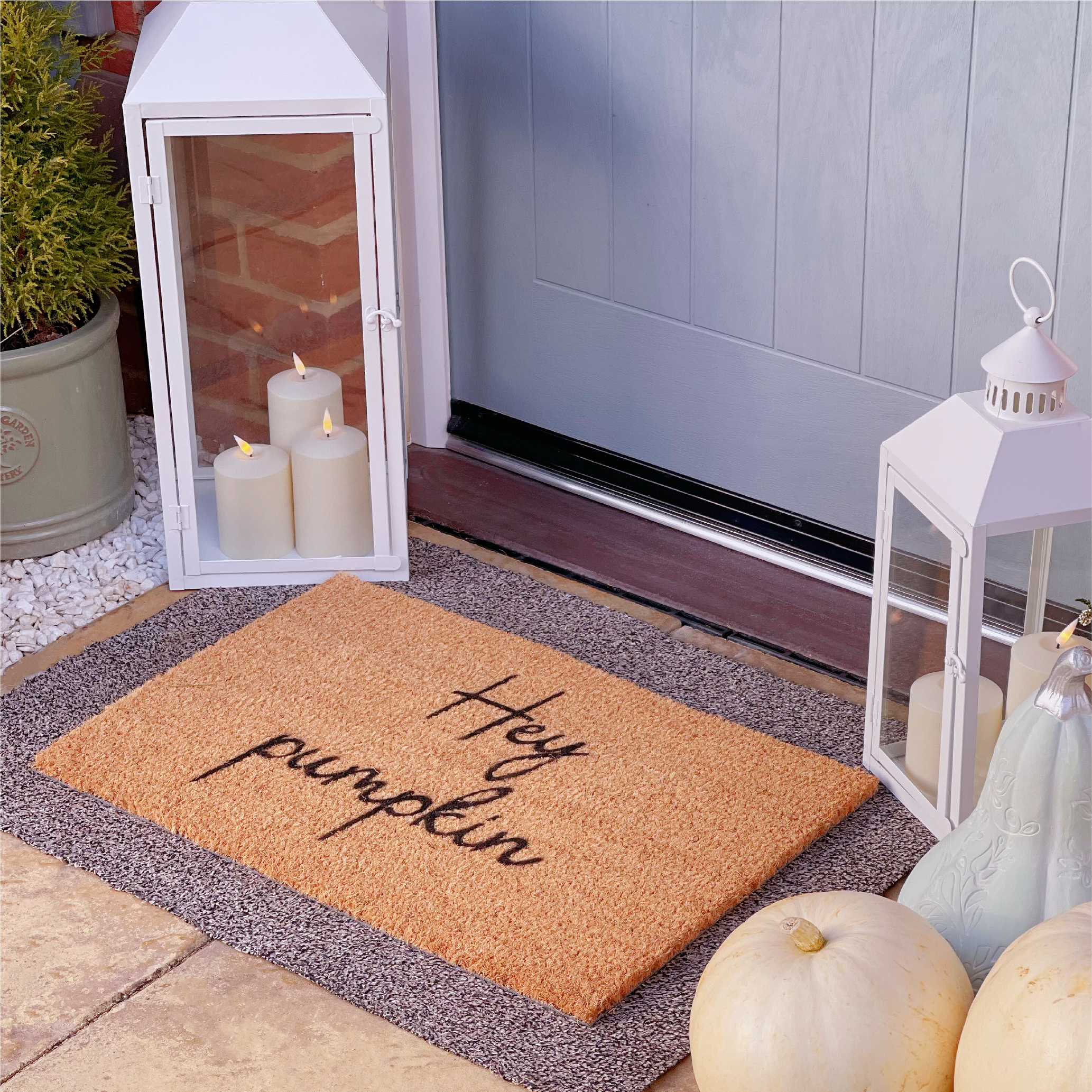Hey Pumpkin Doormat