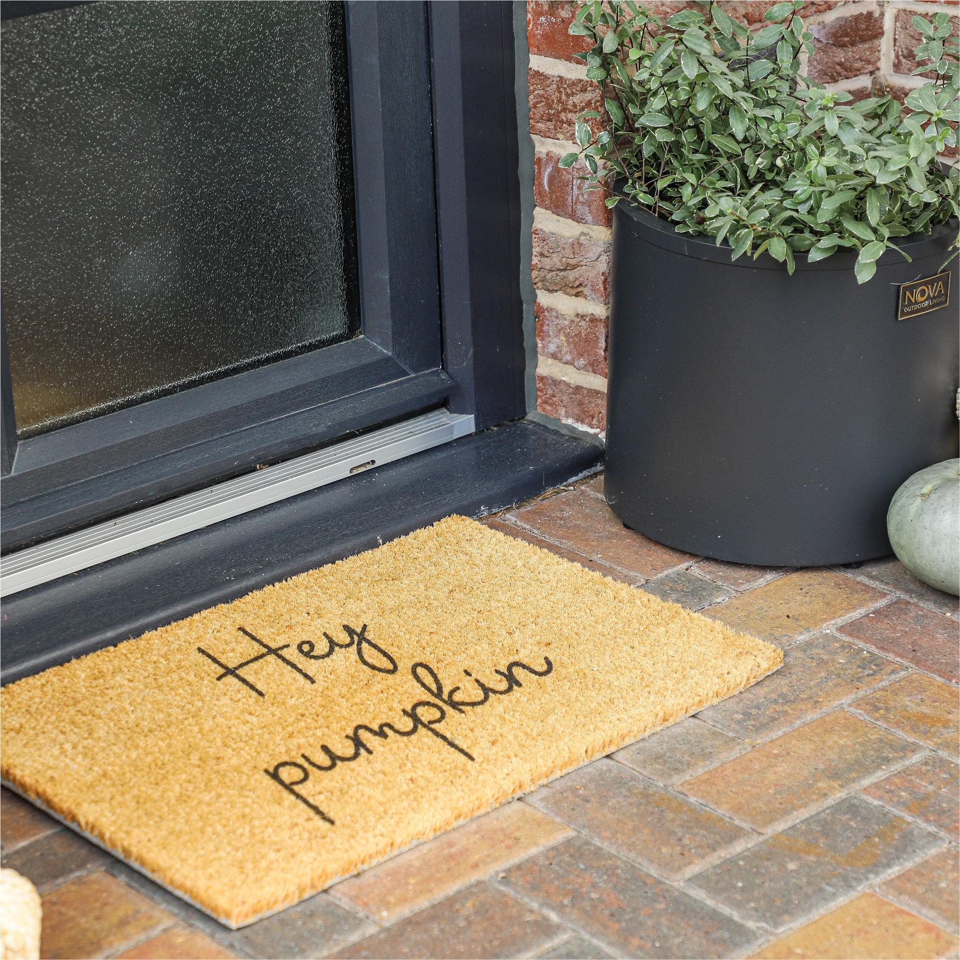 Hey Pumpkin Doormat