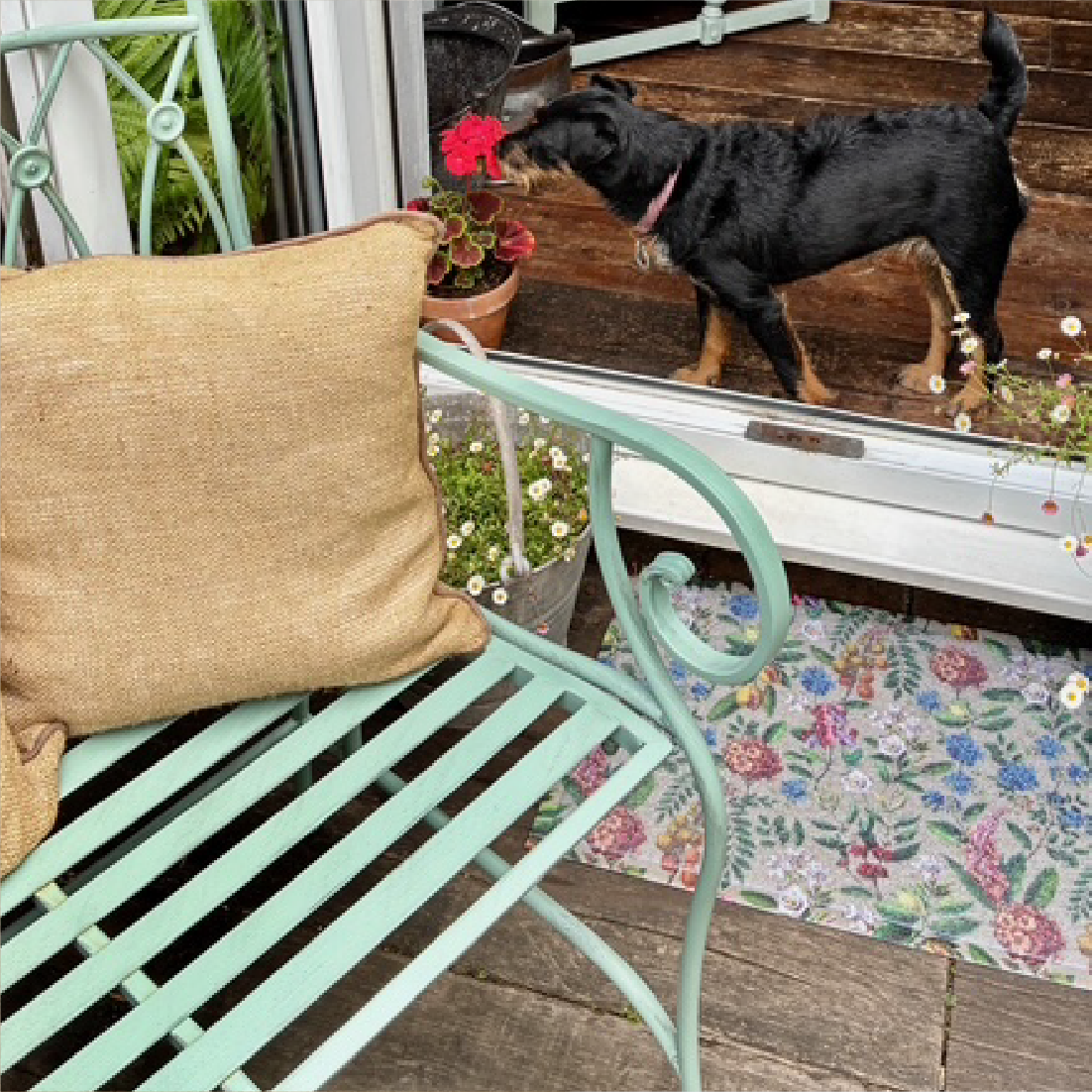 Bold Floral Indoor & Outdoor Doormat