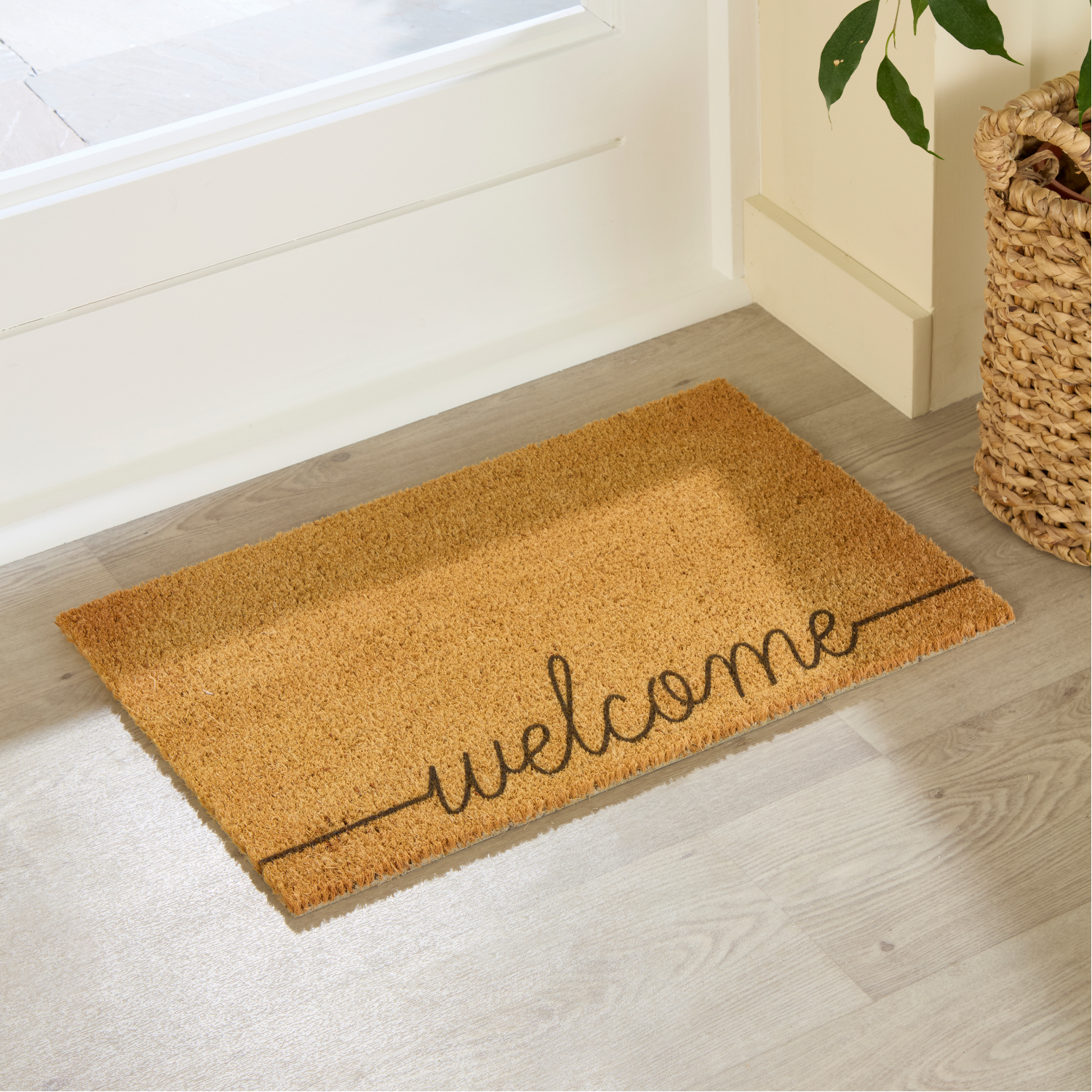 Curly Welcome Doormat