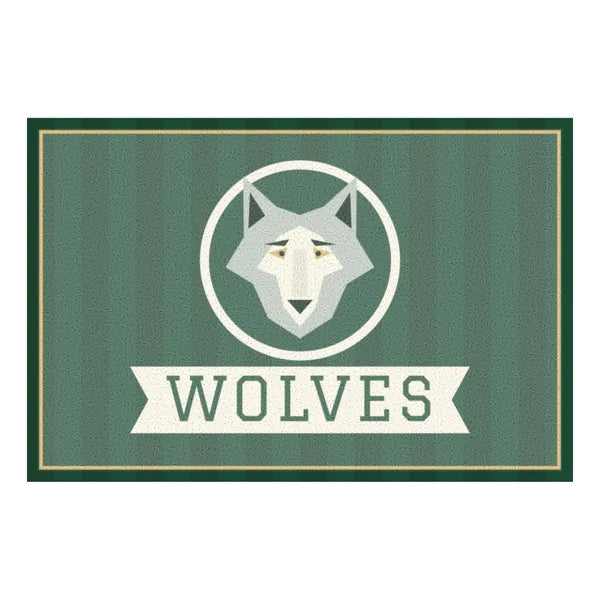 Custom Outdoor doormat for Kessler State University Wolves, concept design