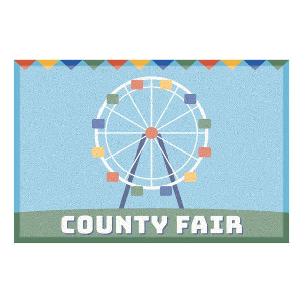 Custom Outdoor doormat for Marlow County Fair, concept design