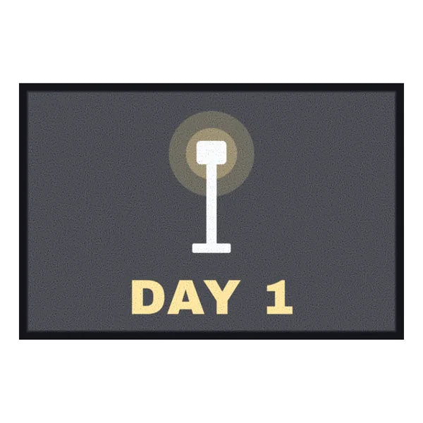 Custom Outdoor doormat for Lumenpost Labs: Day 1, concept design