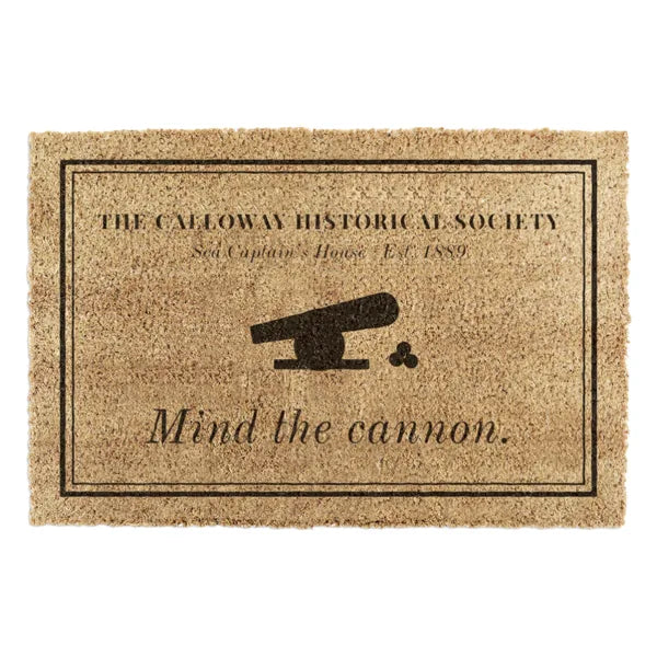 Custom Coir + outdoor doormat for Calloway Historical Society, concept design