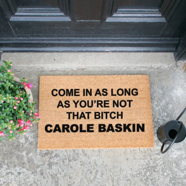 Carole Baskin Tiger Doormat