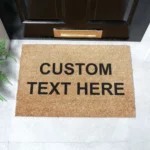 Personalised custom doormat