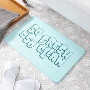 Soil Bath Mat Aqua