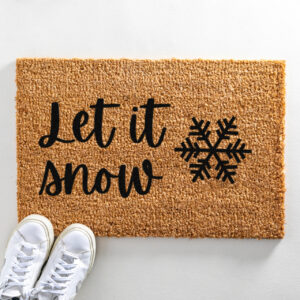 Let it Snow Doormat, Christmas Doormat