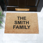 Personalised family doormat