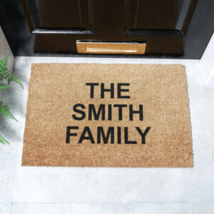 Personalised family doormat