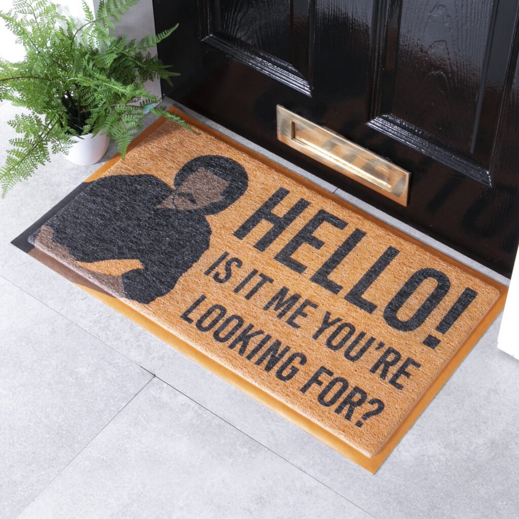 Orange Is It Me You're Looking For Doormat (70 x 40cm) Artsy Mats