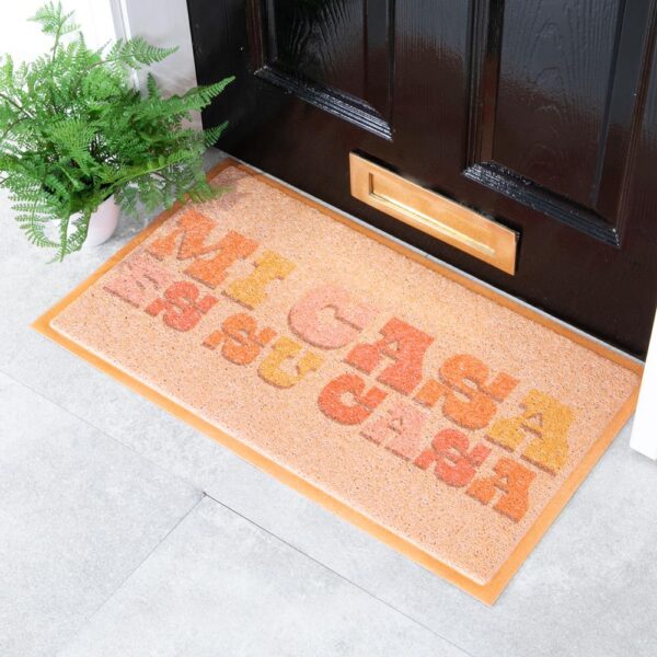 Orange Mi Casa Su Casa Doormat (70 x 40cm)