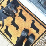 Extra Large Dachshund Doormat jpg