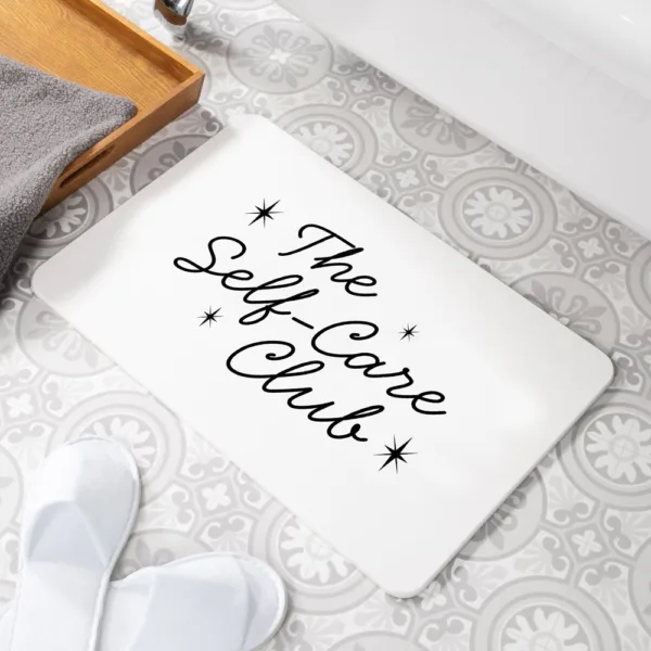 Self Care Club Stone Non Slip Bath Mat