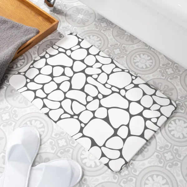 Pebbles Stone Non Slip Bath Mat