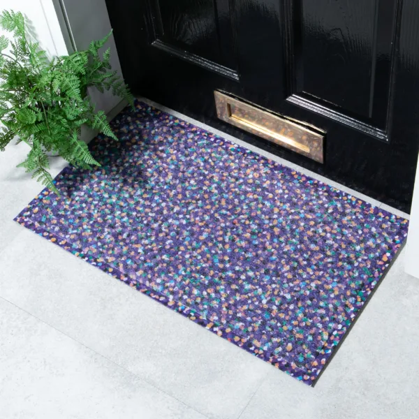 Party Spot Bluebell Doormat x Rachel Parker