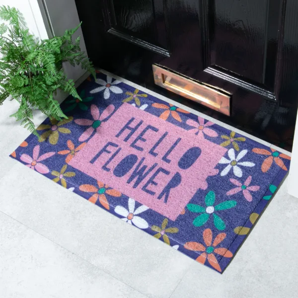Hello Flower Doormat x Anna Treliving