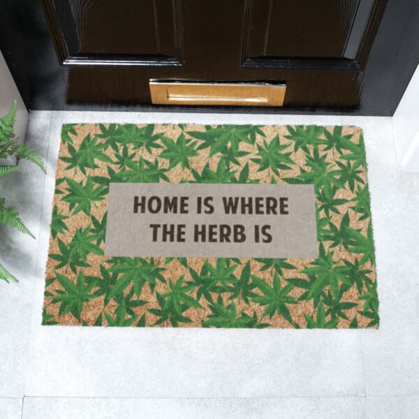 Home Is Where The Herb Is Doormat (60 x 40cm)