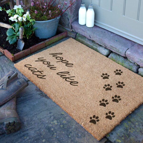 Hope You Like Cats Doormat (90 x 60cm)