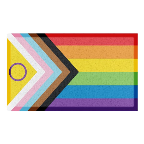 Pride flag mat