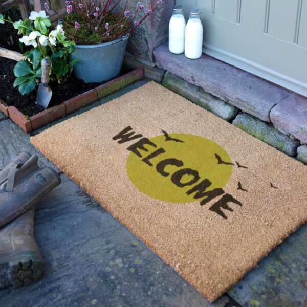 Halloween Welcome Bats Doormat (90 x 60cm)