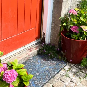 scottish.cottage.by.a.loch tulips